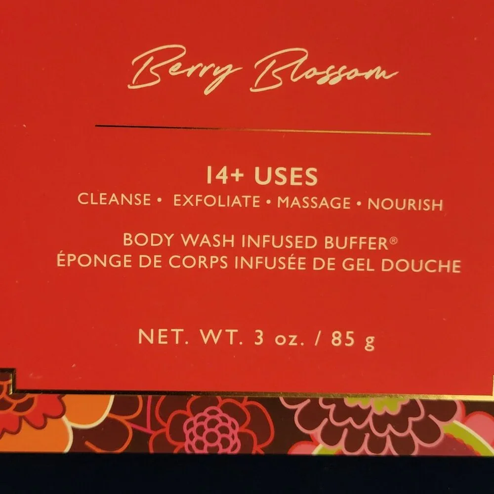 Spongelle Berry Blossom Body Wash Sponge 3 Oz